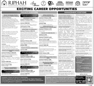 Riphah Jobs 2020
