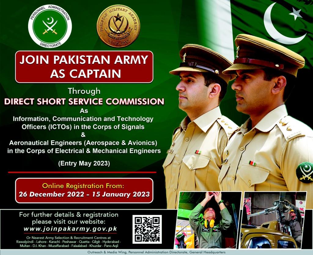 Pakistan Army Jobs 2022 