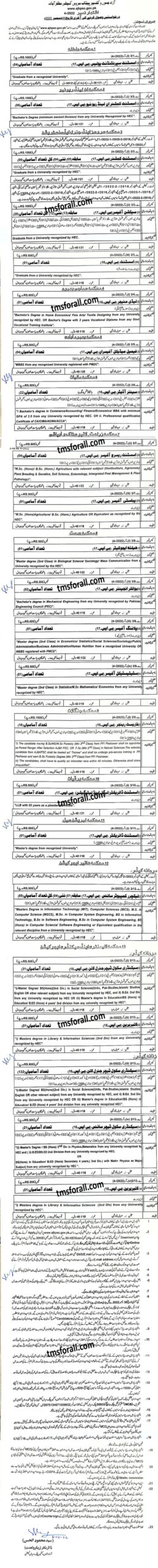 Ajkpsc jobs advertisement No 04/2022