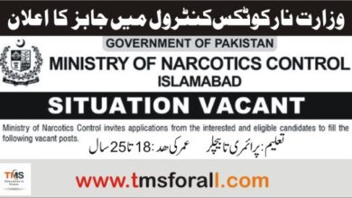 Narcotics control Jobs 2023