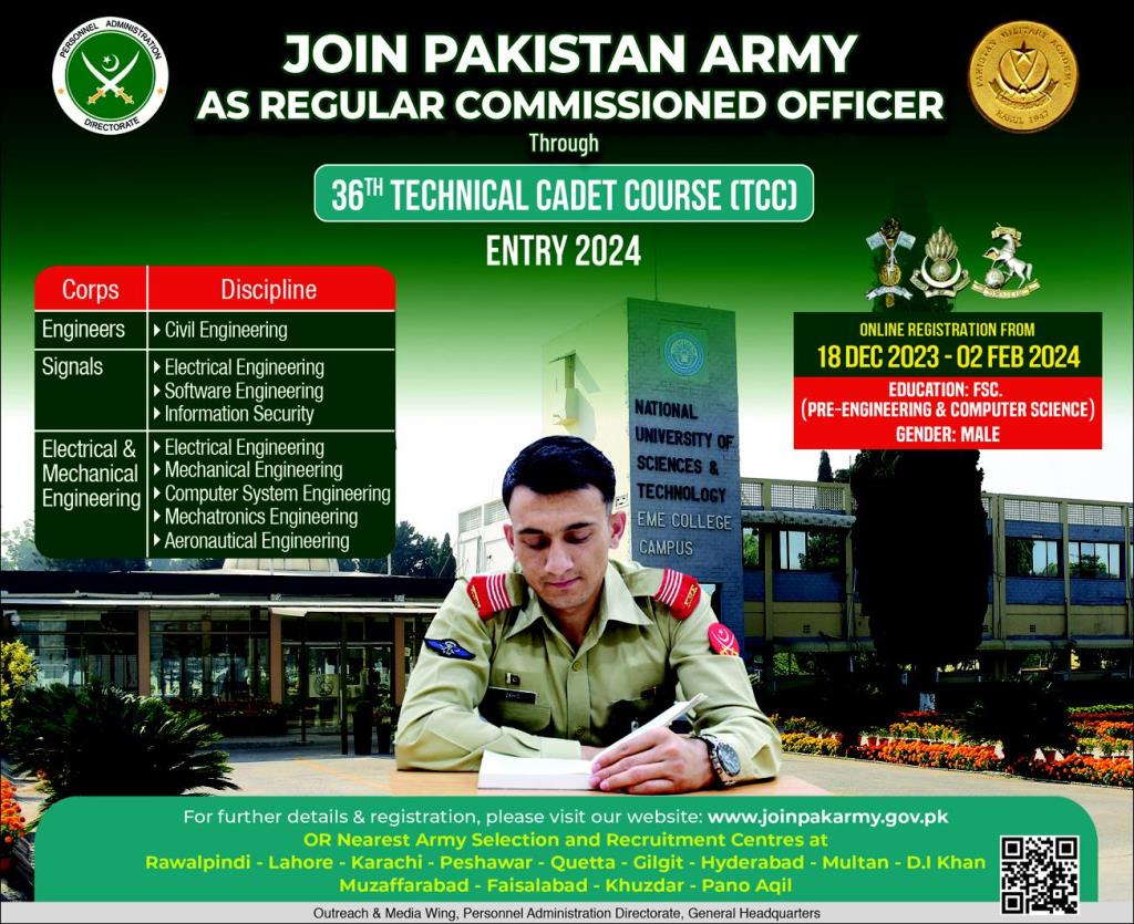 36th Technical Cadet Course 2024