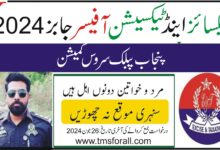 excise and taxation inspector jobs 2024