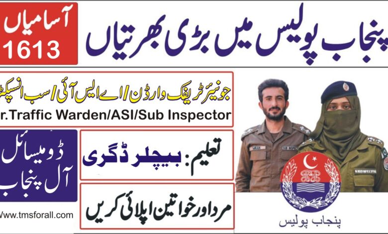 PPSC Punjab Police Jobs 2024