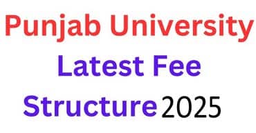 PU New Fee Structure 2025