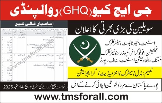 GHQ New Jobs 2025