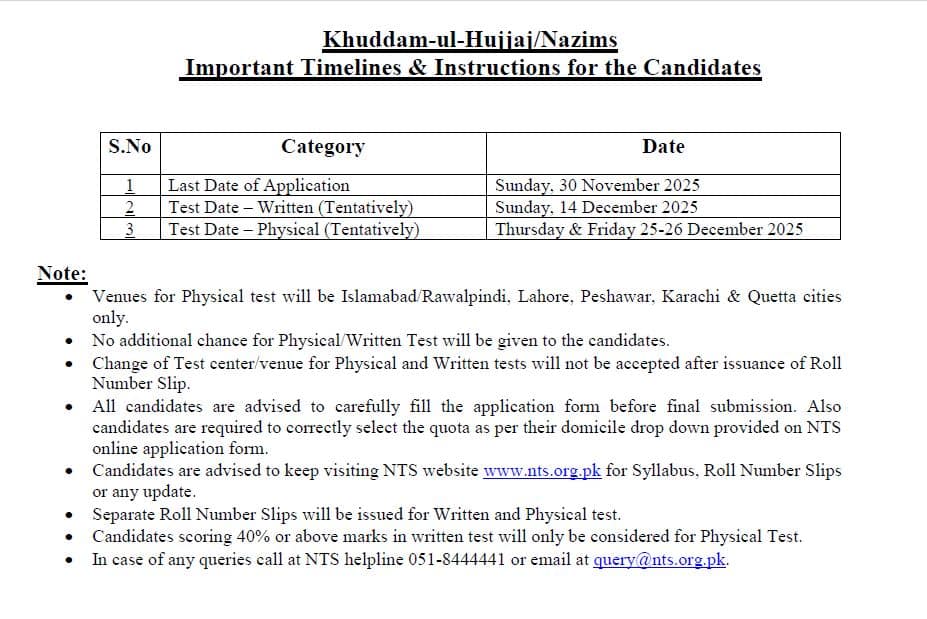 Nazims for hajj 2026