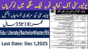 University Of kamalia Jobs 2025