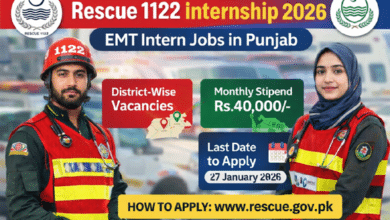 Join Rescue 1122 As EMT Intern