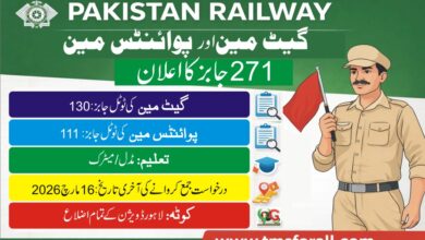 Pakistan Railways Gateman Jobs 2026