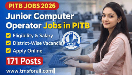 Junior Computer Operator Jobs in PITB