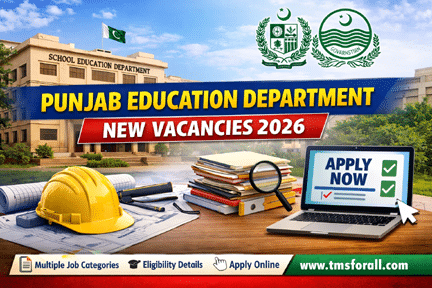 Punjab Education Department New Vacancies 2026