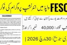 FESCO Internship 2026