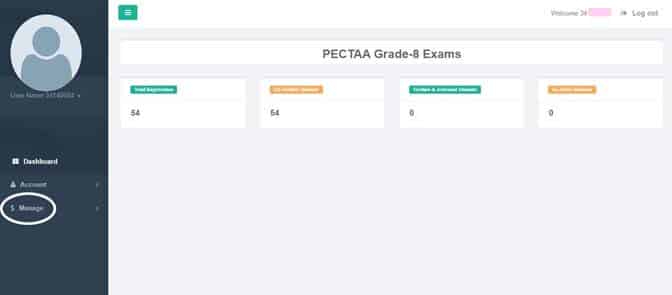 PECTAA Grade 8 Registration 2026