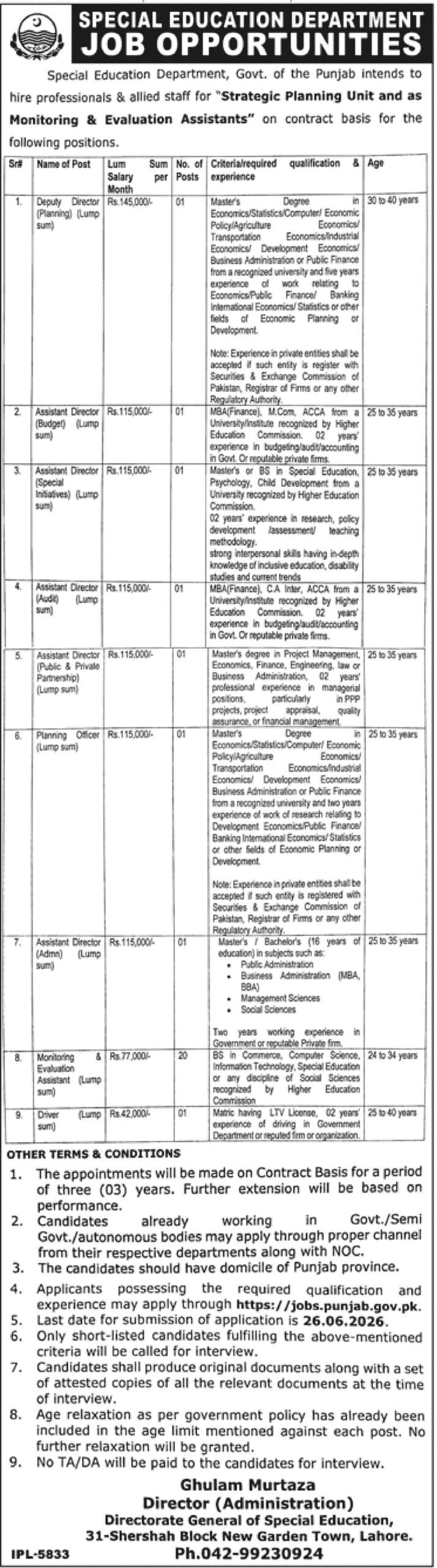 Special Education Department Jobs 2026