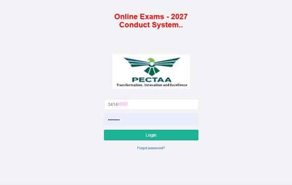 PECTAA Grade 8 Registration 2026