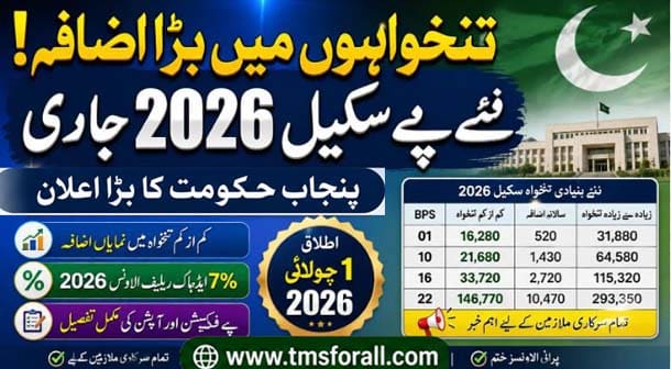 Revised Basis Pay Scale 2026 Punjab