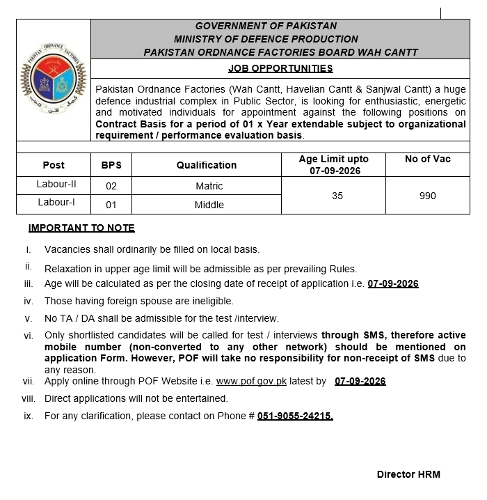 POF Jobs 2026