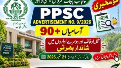 PPSC Advertisement No 9/2026