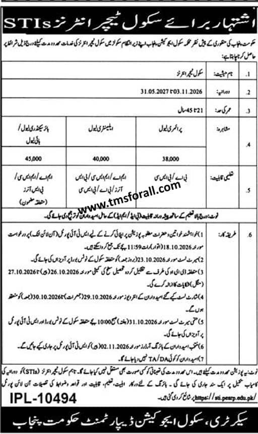 STI Jobs 2026